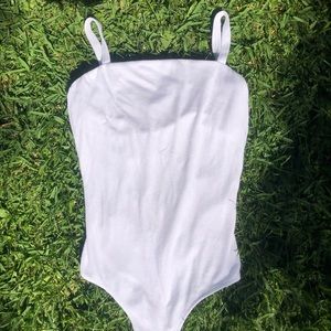 Hollister white body suit